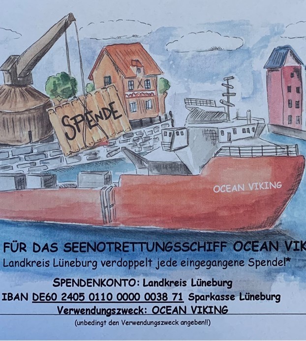Ocean Viking Spendenaufruf